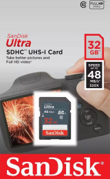 Карта памяти Sandisk SDHC 32 Gb Class 10 Ultra 48MB/s